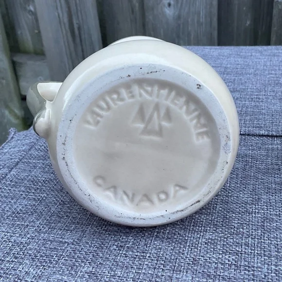 Set of 2 Goblets & Creamer by Laurentian Laurentienne Pottery Made in Canada VTG - Picture 2 of 11